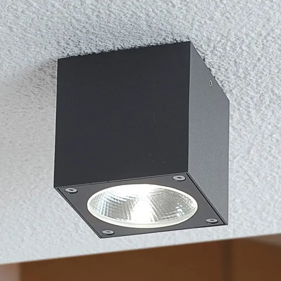 Lucande Cordy LED Exterior Empotrable - Grafito