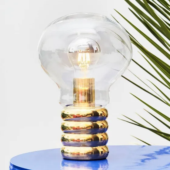 Ingo Maurer Lámpara de Mesa Bulb Brass LED