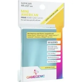 Gamegenic Prime Mini Americanas - Fundas 44x67 mm (50 unidades)