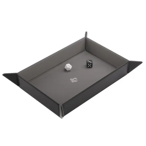 Asmodee Bandeja para Dados Magnética Rectangular Negra/Gris GGS60052ML