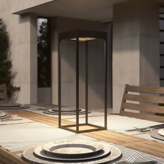 Lucande Lámpara Solar Lynzy H58,3 Black - LED de Diseño Moderno