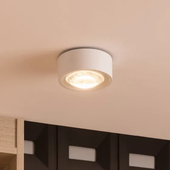 Arcchio Rotari Lámpara LED de Techo Blanca con Lente