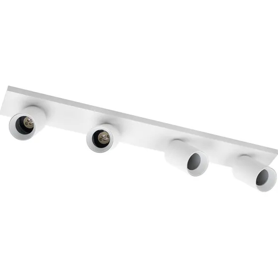 Arcchio Plafón Brinja 4 White - Lámpara de Techo Moderna de Aluminio
