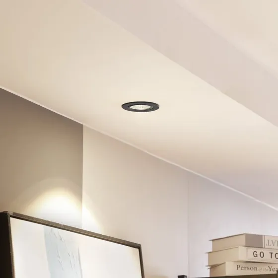 Arcchio Zarik LED Punto Empotrado 3000K Negro