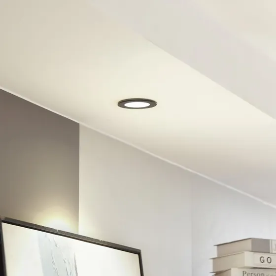 Arcchio Aryx LED Punto Empotrado 3000K IP65 Negro