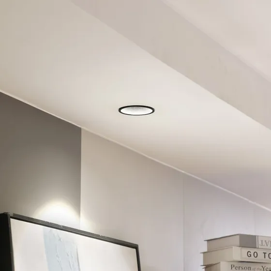 Arcchio Niria Foco LED Empotrado Negro 4000K Redondo