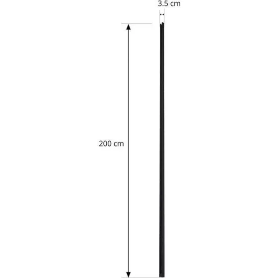 Lindby Linaro L200 Riel de Iluminación Negro - 200 cm