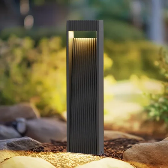 Lucande Tavion Lámpara de Exterior LED Anthracite H60