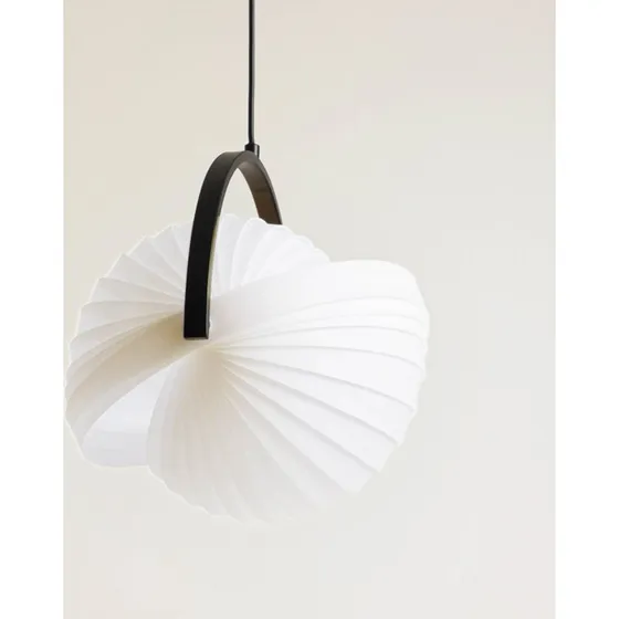 Lucande Lámpara Colgante Helva - Diseño Escandinavo - Blanco/Negro