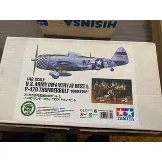 TAMIYA P-47D Thunderbolt & Jeep 1/48