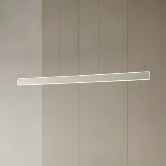 Lámpara colgante LED Lucande Arvon, Aluminio, 117 cm, CCT