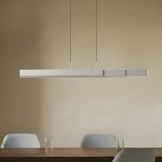 Lámpara colgante LED Lucande Torven, aluminio, CCT, extensible
