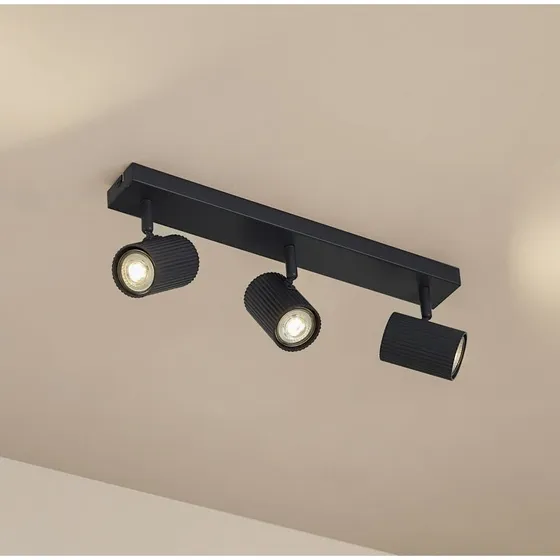 Lindby Kardis Downlights Gris Oscuro - 3 Luces Orientables