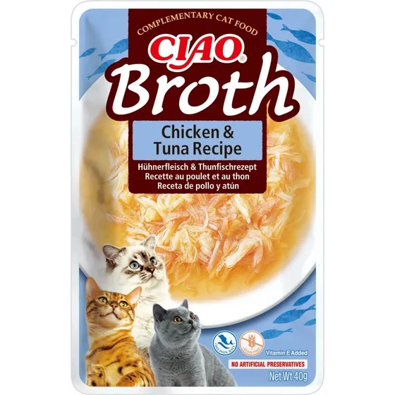Inaba Ciao Churu Caldo Pollo y Atún 40g