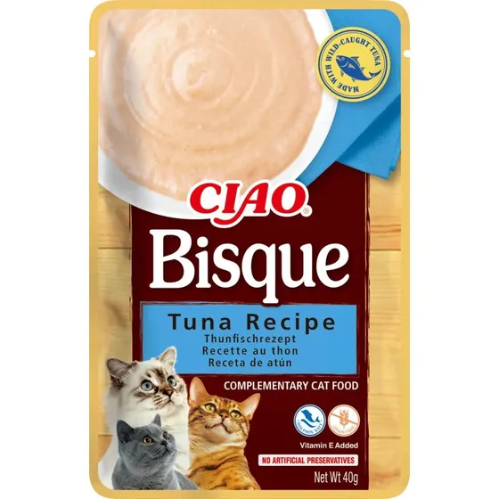 Inaba Churu Cat Bisque Receta Atún 40g