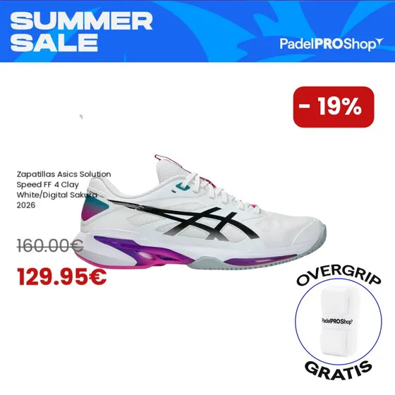 Asics Solution Speed FF 4 Clay White/Purple SS26