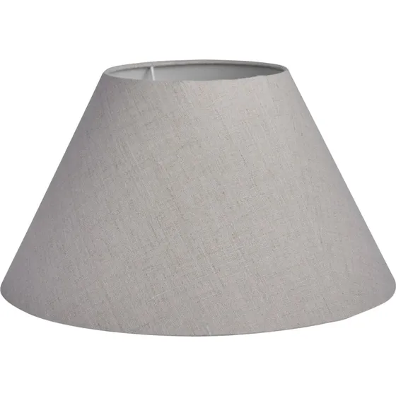 Watt & Veke Pantalla de lámpara Basic wide Natural Ø35 cm