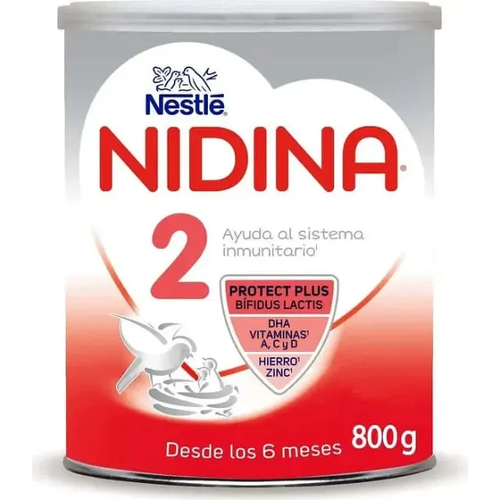 Nestlé Nidina 2 Leche de Continuación 800g