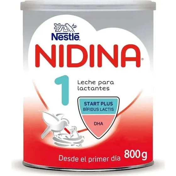 Nestlé Nidina 1 Leche en Polvo para Lactantes 800g