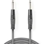 Nedis Cable Jack 6,35mm M/M 1,5m Gris