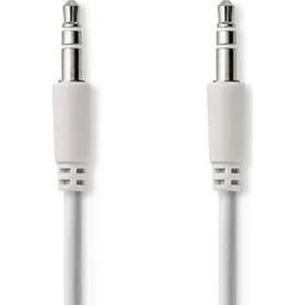 Nedis Cable Audio 3.5mm 1.0m Espiral Blanco