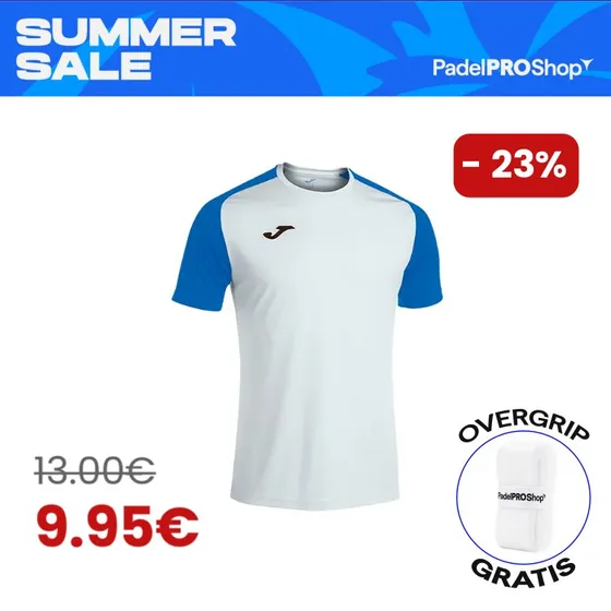 Camiseta Joma Academy IV Blanco/Azul