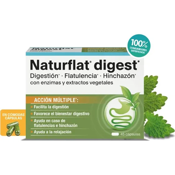 Naturflat Digestión - 45 Cápsulas