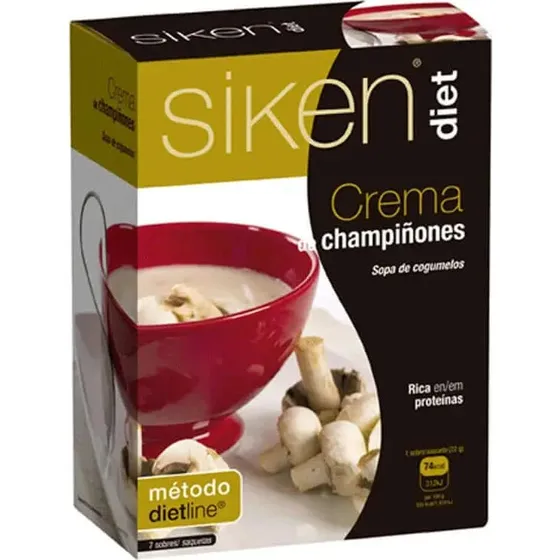 Siken Diet Crema de Setas 7 Sobres