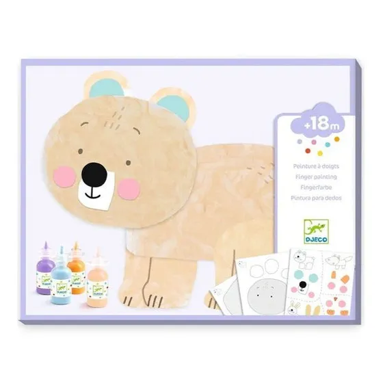 Djeco Pintura con Dedos A la Obra
