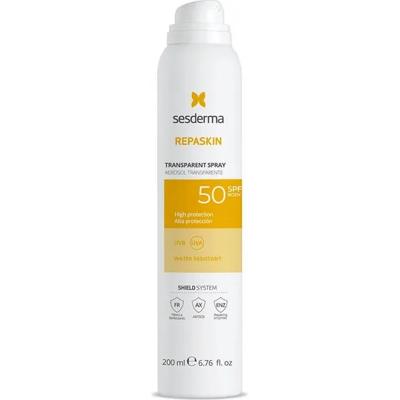 Sesderma Repaskin Spray Corporal Transparente SPF 50, 200 ml