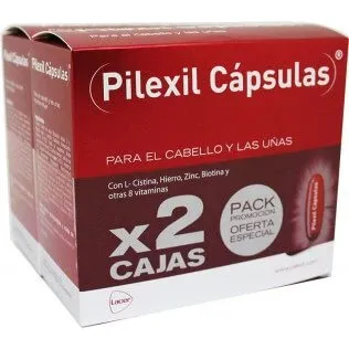 Pilexil Pack de 2 cajas de 100 cápsulas