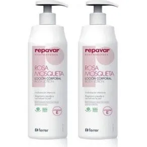 Repavar DUPLO Loción Corporal Regeneradora de Rosa Mosqueta 2x500ml