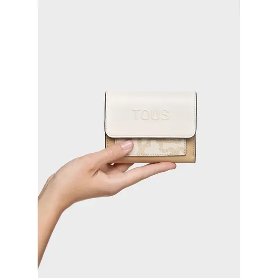 TOUS Billetera Flap Kaos Icon en color Camel