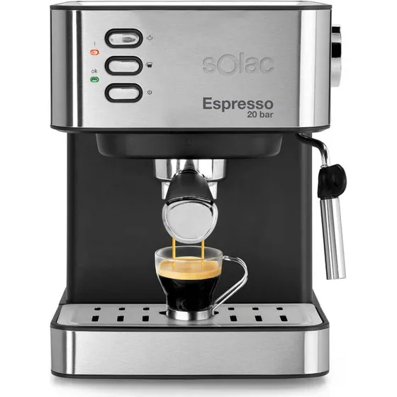 Solac CE4481 Máquina Espresso Semi-automática de 20 Bares
