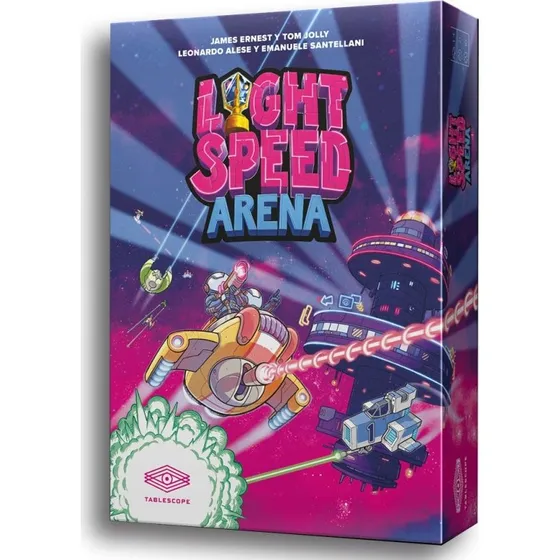 Asmodee Light Speed: Arena - Juego de Mesa de Disparos Espaciales
