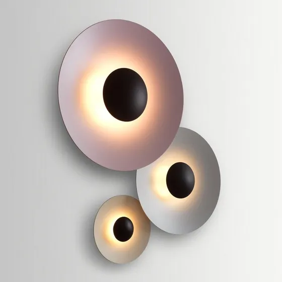 Marset Ginger 20C Aplique LED Ø19,5 Gris Piedra