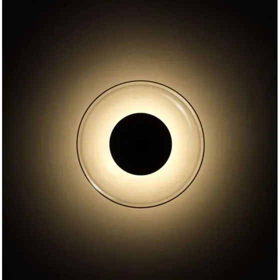 Aplique de pared LED Marset Aura, Ø 18 cm, translúcido