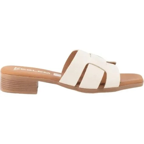 Keslem Sandalias de Piel con Acabado Metalizado 5880 38