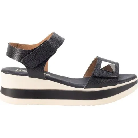 Keslem Sandalias de Piel con Detalle Metálico - Modelo 5972 40