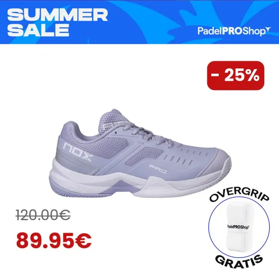 Nox AT10 Pro Zapatillas de Pádel Morado/Blanco