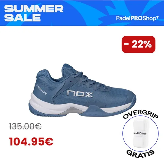 Nox ML10 Hexa Blue/Silver 2026 - Zapatillas de Pádel