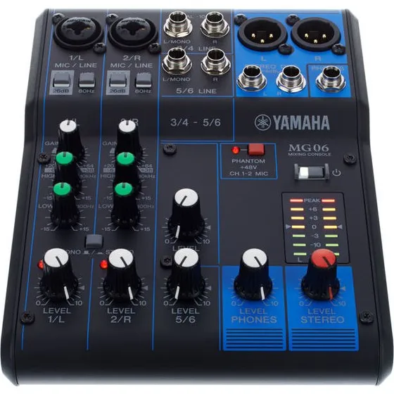 Yamaha MG-06 Mezclador 6 Canales