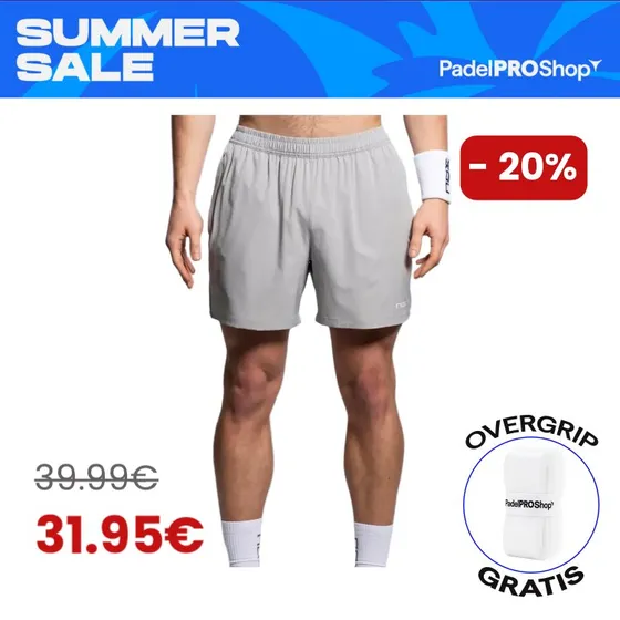 Nox Short TEAM Hombre SS26 - Gris