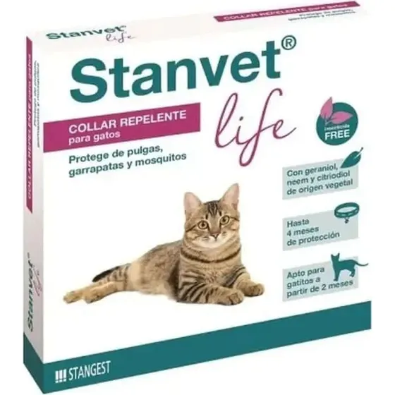 Collar Repelente Stanvet Life para Gatos - 37cm