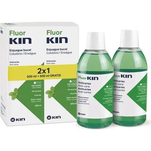 Fluorkin Colutorio Fluorkin AC Menta 2x500ml