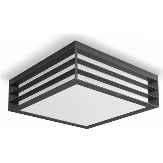 Philips myGarden Moonshine Plafón Angular Antracita IP44