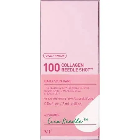 VT Cosmetics 100 Collagen Reedle Shot Suero Facial 2 ml x 10 unidades