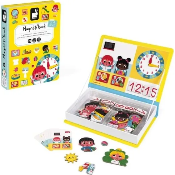 Janod Magnetibook Aprendo la Hora