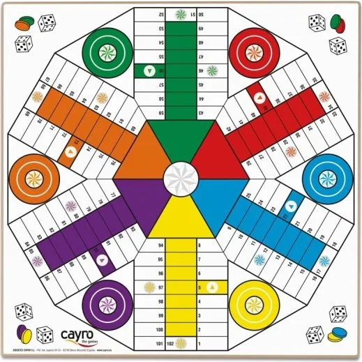 Marca Parchís 4/6 Jugadores 40x40 cm