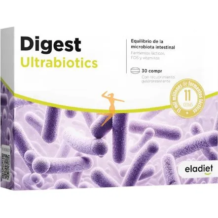 ELADIET Digest Ultrabiotics 30 comprimidos